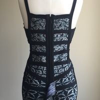 HERVE LEGER "Yuna" Sundial Print Bandage Jumpsuit - Thumbnail 2