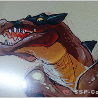 Pokedex Sketch: Krookodile - Thumbnail 1