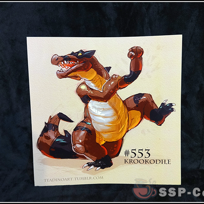 Pokedex sketch: krookodile