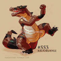 Pokedex Sketch: Krookodile - Thumbnail 2