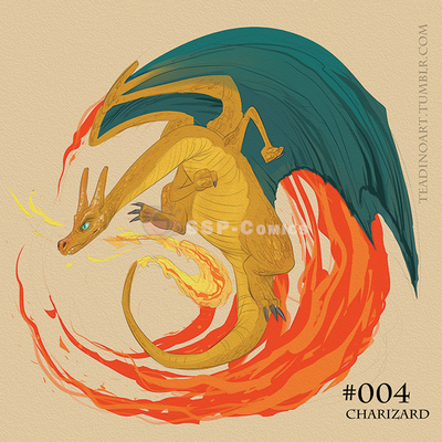 Pokedex sketch: charizard