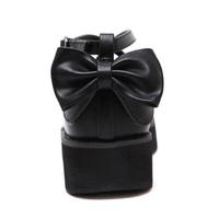 35-39 Heart Bowknot Platform Shoes - Thumbnail 3