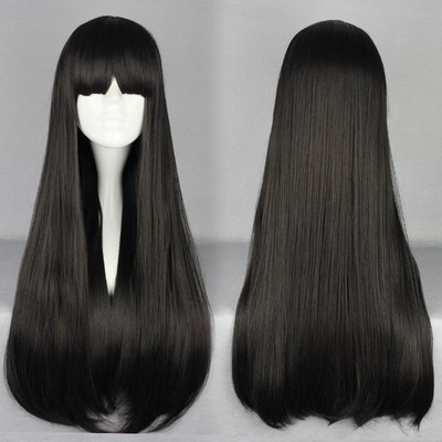 Black Lolita Straight Wig