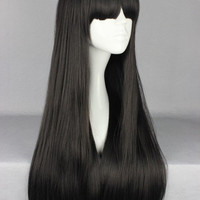 Black Lolita Straight Wig - Thumbnail 2