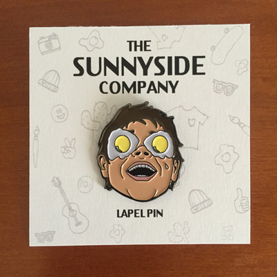 Sunnyside enamel lapel pin