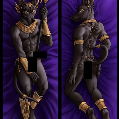 Anubis dakimakura - hugging body pillow