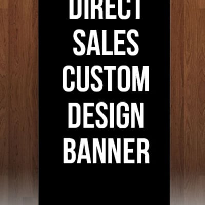 Direct sales custom design- retractable banner