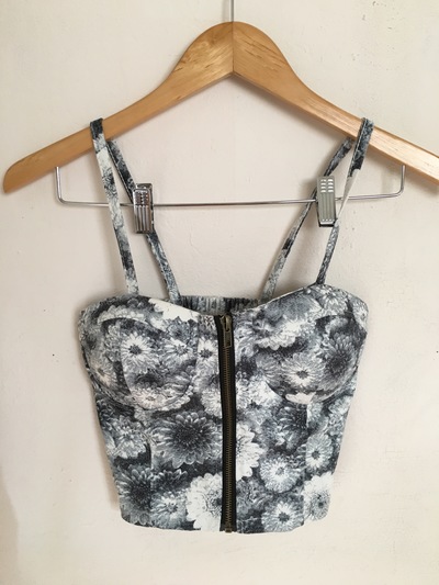 Floral Zip Top