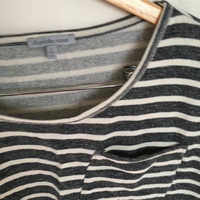 Striped terry crop top - Thumbnail 3