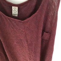 Distressed Maroon Tank - Thumbnail 1