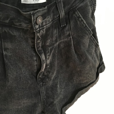 Black high waisted shorts