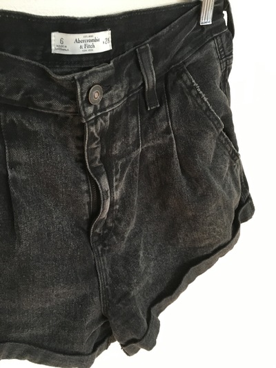 Black High Waisted Shorts