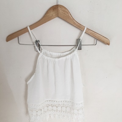 White summer top