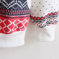 Harajuku Snow stamping long-sleeved hoodies - Thumbnail 4