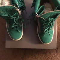 Giuseppe Zanotti Teal Fringe Wedge Sneaker - Thumbnail 3