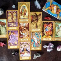 Journey Spread - To see what lies ahead of you in a 10 tarot oracle card reading by professional psychic - Thumbnail 1
