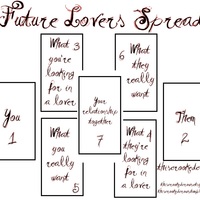 Future Lovers Spread - Determine a future relationship in a 7 tarot oracle card reading by professional psychic - Thumbnail 2