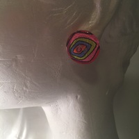 Button Earrings - Thumbnail 2