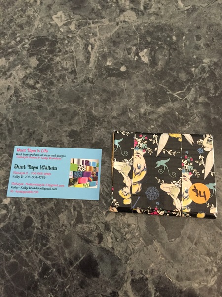 Mini Accordian Duct Tape wallet