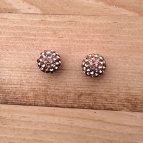 Sparkle Earrings - Sandy Tan