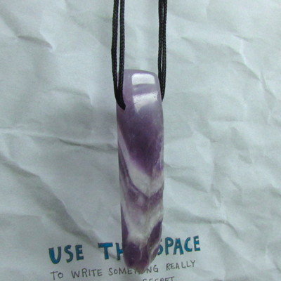 Amethyst stone pendant