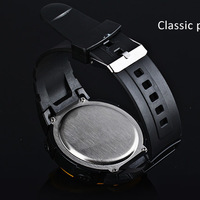 LED Military Sports Watch Light Stopwatch - Black - Thumbnail 2