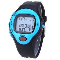 Sporty Pulse Heart Rate Monitor Calories Counter Fitness Watch Chronograph, Alarm 5 Fun Exciting Colors! - Thumbnail 3