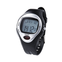Sporty Pulse Heart Rate Monitor Calories Counter Fitness Watch Chronograph, Alarm 5 Fun Exciting Colors! - Thumbnail 3