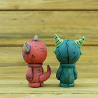 Red and Green Monster Boyz 2 piece set - Thumbnail 1