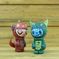 Red and Green Monster Boyz 2 piece set - Thumbnail 3