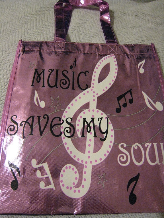 Music Saves My Soul Shopping Bag