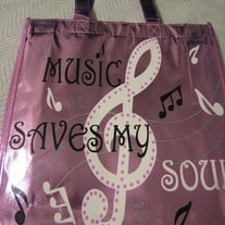 Music Saves My Soul Shopping Bag