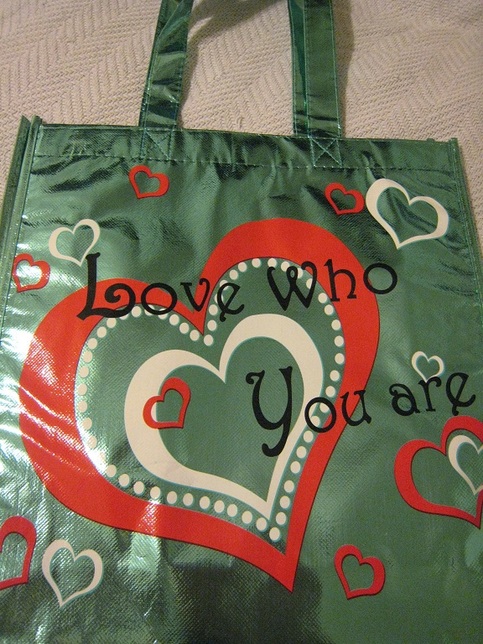 Love Who You Are Shopping Bag