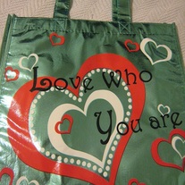 Love Who You Are Shopping Bag