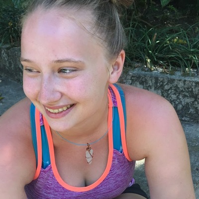 Sea glass simple necklace