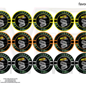 Dart Wars Birthday Invitations | Metro-Events - Thumbnail 3