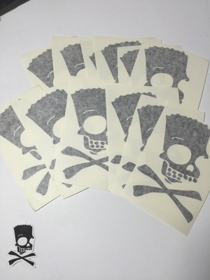 Bart Skull Decal