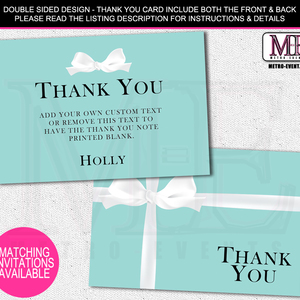 Bridal shower thank you cards | metro-events - Thumbnail 1