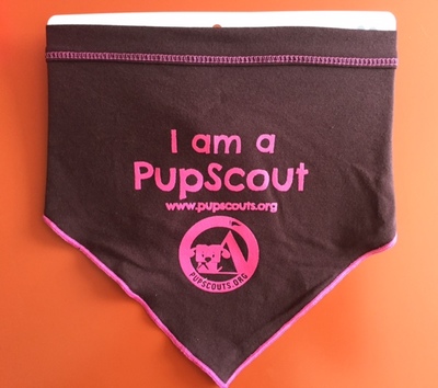 PupScout Girl Bandana w/Logo