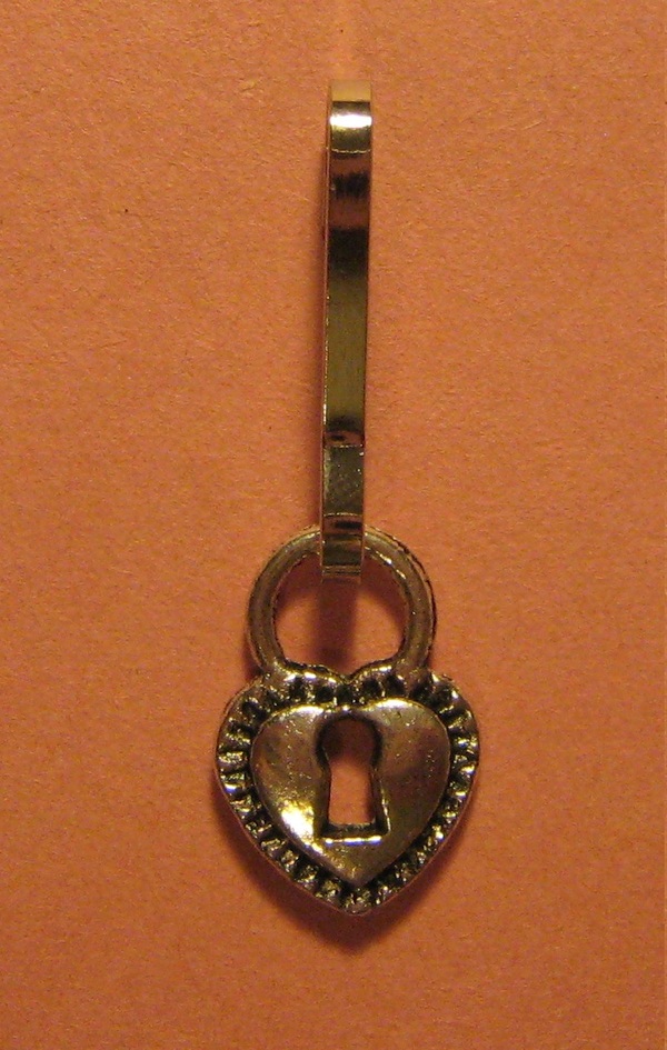 Heart Lock Zipper Pull