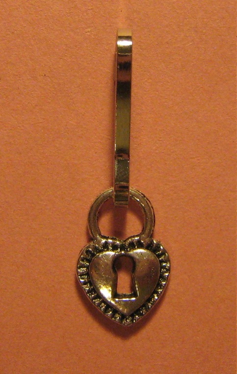 Heart Lock Zipper Pull