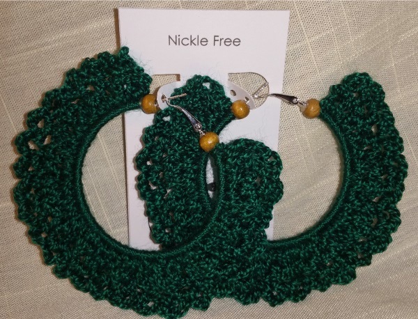 Rainforest Filigree Hoop Earrings