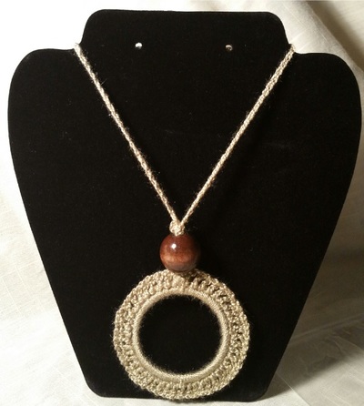 Chamois Ring Necklace