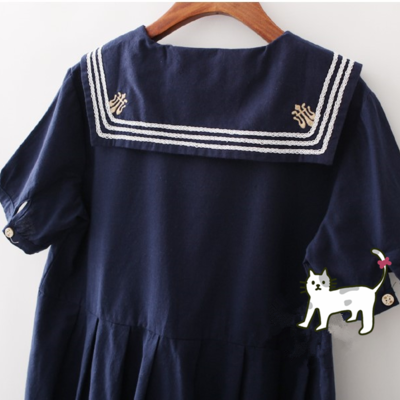 Japanese jk sweet sailor dress