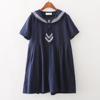 Japanese JK sweet sailor dress - Thumbnail 1