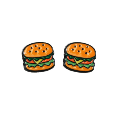 HAMBURGER EARRINGS