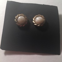 Vintage Button Earrings - Thumbnail 4