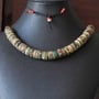 Tibetan Disc Bead Necklace-1