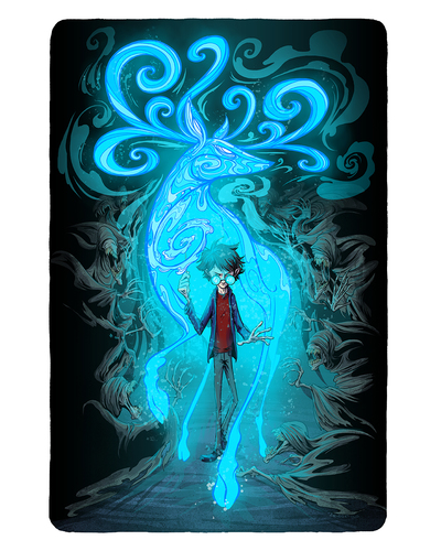 Harry Potter and his Patronus - Print