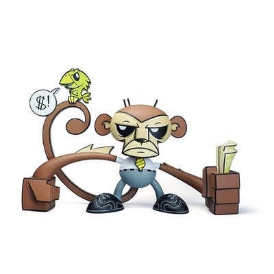 Business monkey - by joe ledbetter